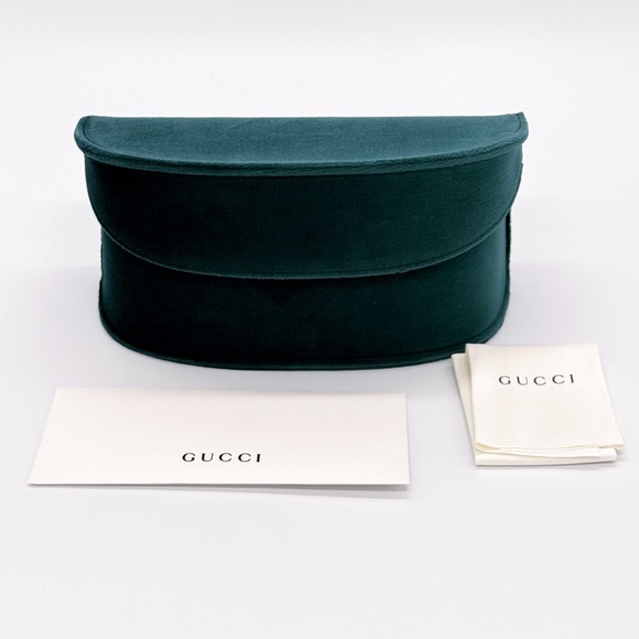 NEW GUCCI GG1700S 002 SUNGLASSES SHIELD SILVER WOMEN GUCCI EYEWEAR - Picture 11 of 11